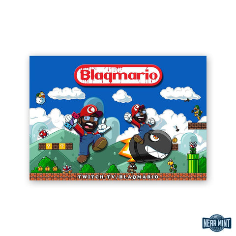 Buy Now – Blaqmario Pin Pack – Comic & Gamer Merch – Near Mint