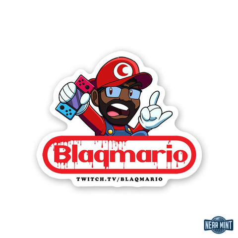 Buy Now – Blaqmario "Switch" Sticker – Comic & Gamer Merch – Near Mint