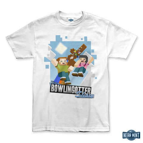 Buy Now – The Bowlingotter Show "Minecraft" Shirt – Comic & Gamer Merch – Near Mint