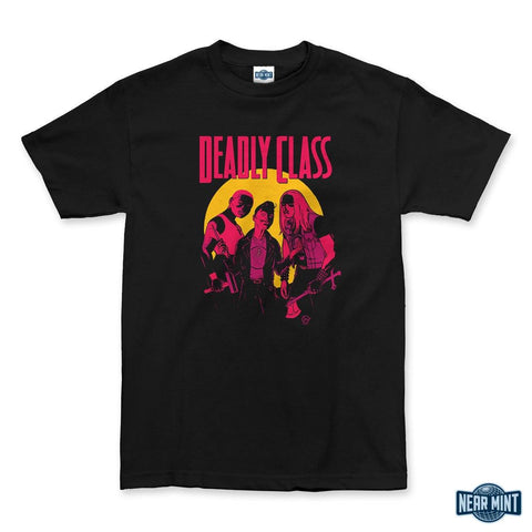 Buy Now – Deadly Class "New Class" Shirt – Comic & Gamer Merch – Near Mint