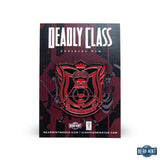 Buy Now – Deadly Class "School Seal Red" Pin – Comic & Gamer Merch – Near Mint