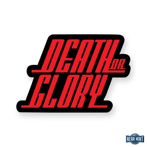 Buy Now – Death or Glory "DG Logo" Sticker – Comic & Gamer Merch – Near Mint
