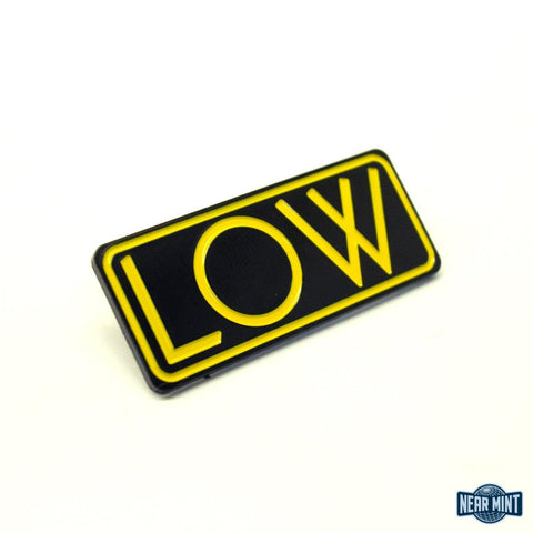 Buy Now – Low "Logo" Pin – Comic & Gamer Merch – Near Mint