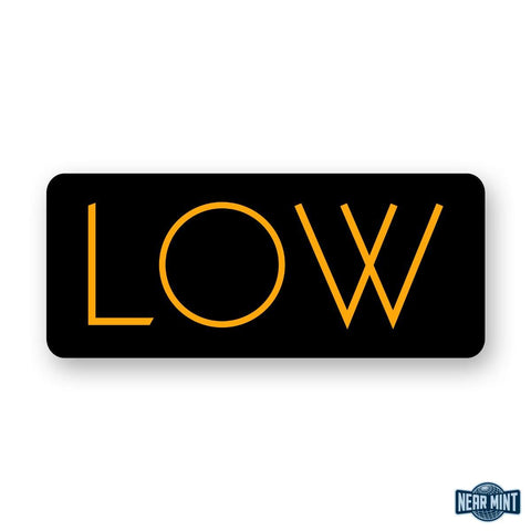 Buy Now – Low "Logo" Sticker – Comic & Gamer Merch – Near Mint