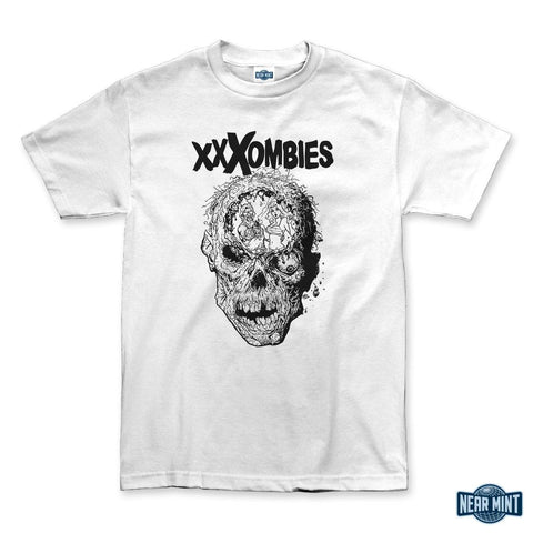 Buy Now – XXXombies "Hole in the Head" Shirt – Comic & Gamer Merch – Near Mint